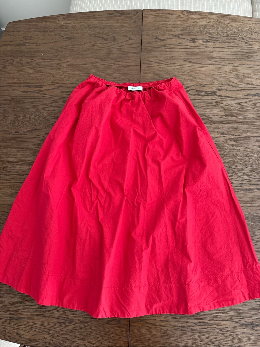 Mango Red Poplin Matching Set - Picture 3 of 5